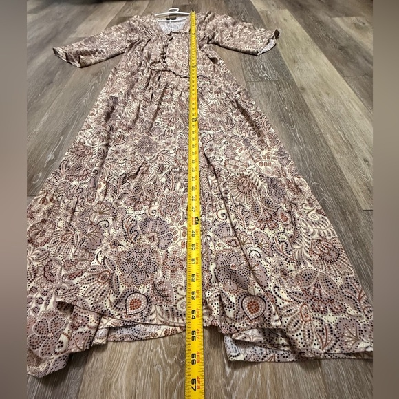 VICI beautiful maxi dress with ties chest size XS (photo #2 is true color) - Picture 5 of 12